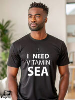 Αντρικό T-shirt - Anchor - I need vitamin sea - Image 2