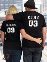 T-Shirts Σετ (στάμπα στην πλάτη) - Queen 09 - King 03 - Image 2