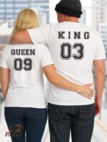 T-Shirts Σετ (στάμπα στην πλάτη) - Queen 09 - King 03