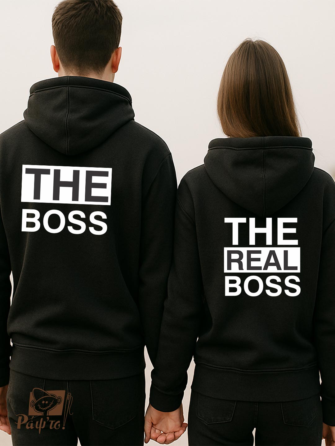 VLD-018-F Hoodies Σετ (στάμπα στην πλάτη) - The Boss - The Real Boss - Image 1