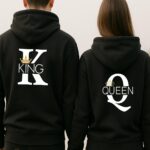 Hoodies Σετ (στάμπα στην πλάτη) - King - Queen