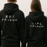 Hoodies Σετ (στάμπα στην πλάτη) - Boy Friend - Girl Friend - Friends