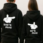 Hoodies Σετ (στάμπα στην πλάτη) - She's mine - He's mine