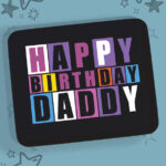Mousepad με εκτύπωση - Happy Birthday Daddy