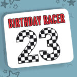 Mousepad με εκτύπωση - Birthday Racer