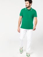 KARIBAN MEN'S SHORT-SLEEVED POLO SHIRT