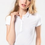 KARIBAN LADIES' SHORT-SLEEVED POLO SHIRT