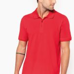 KARIBAN MEN'S SHORT-SLEEVED PIQUÉ POLO SHIRT