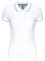 KARIBAN LADIES' SHORT-SLEEVED POLO SHIRT - Image 4