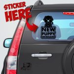 Αυτοκόλλητο Αυτοκινήτου - Baby Puppy On Board - Σκυλάκι