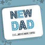 Mousepad με εκτύπωση - New Mom / New Dad Needs More Coffee