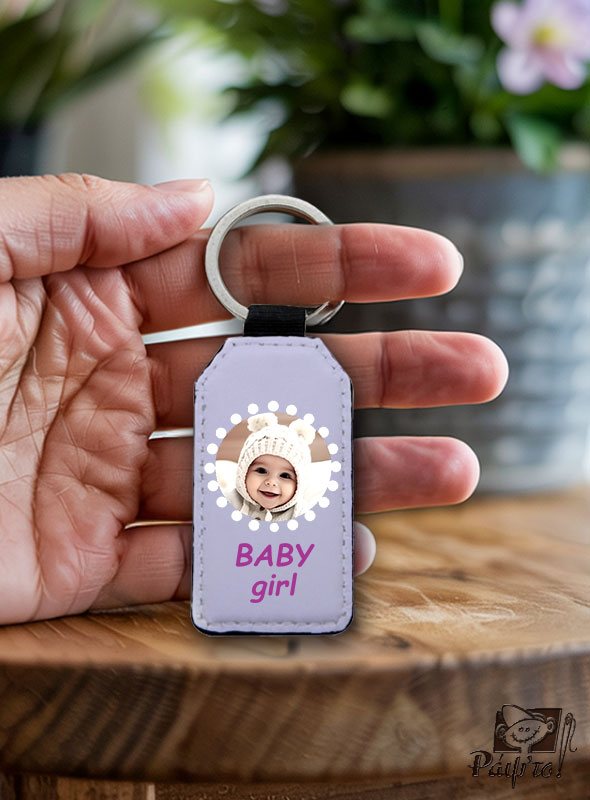 key-ring_NB-17-Pink Μπρελόκ White - Baby Girl/Boy - Image 1