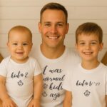 T-Shirts Σετ (στάμπα Mπροστά) - I Was Normal Kids Ago - Kid #1 - Kid #2
