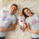 T-Shirts Σετ (στάμπα Mπροστά) - Ποτιστήρι με Καρδούλες
