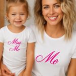 T-Shirts Σετ (στάμπα Mπροστά) - Me - Mini Me