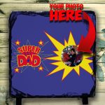 Πέτρα Με Εκτύπωση Φωτογραφίας - Super Dad