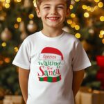 Παιδικό t-shirt - Waiting For Santa (Όνομα)