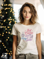 Γυναικείο T-shirt – Hot Cocoa And Fuzzy Socks
