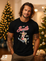 Αντρικό T-shirt – Hey Santa - Image 2