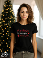Γυναικείο T-shirt – Ο Αϊ Βασίλης Δεν Είναι Ο Μόνος Που θα 'ρθει... - Image 2