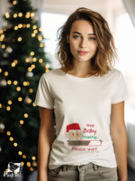 Γυναικείο T-shirt – Xmas Baby Loading - Please Wait