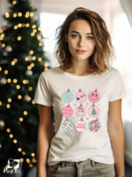 Γυναικείο T-shirt – Ho Ho Ho - Merry Christmas