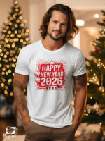 Αντρικό T-shirt – Happy New Year 2025