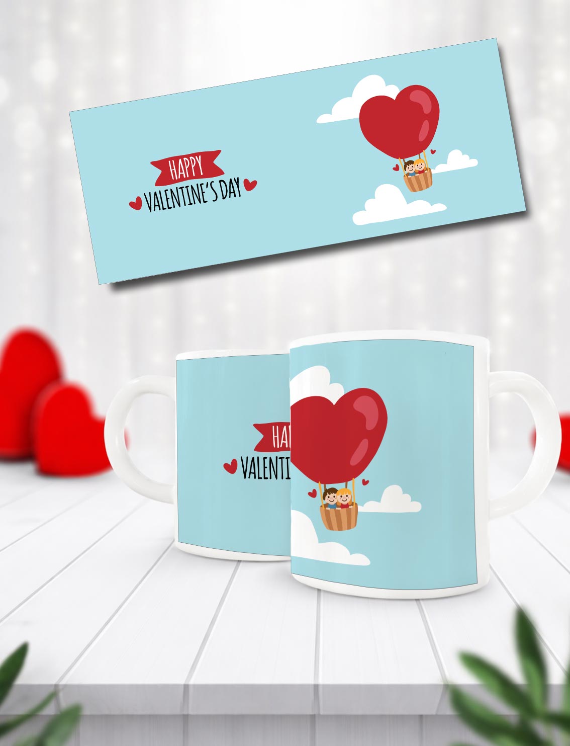 MLVD-006 Κούπα Αγίου Βαλεντίνου - Happy Valentines Day - Image 1