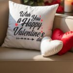 Τυπωμένο μαξιλάρι - Wish You Happy Valentine's Day