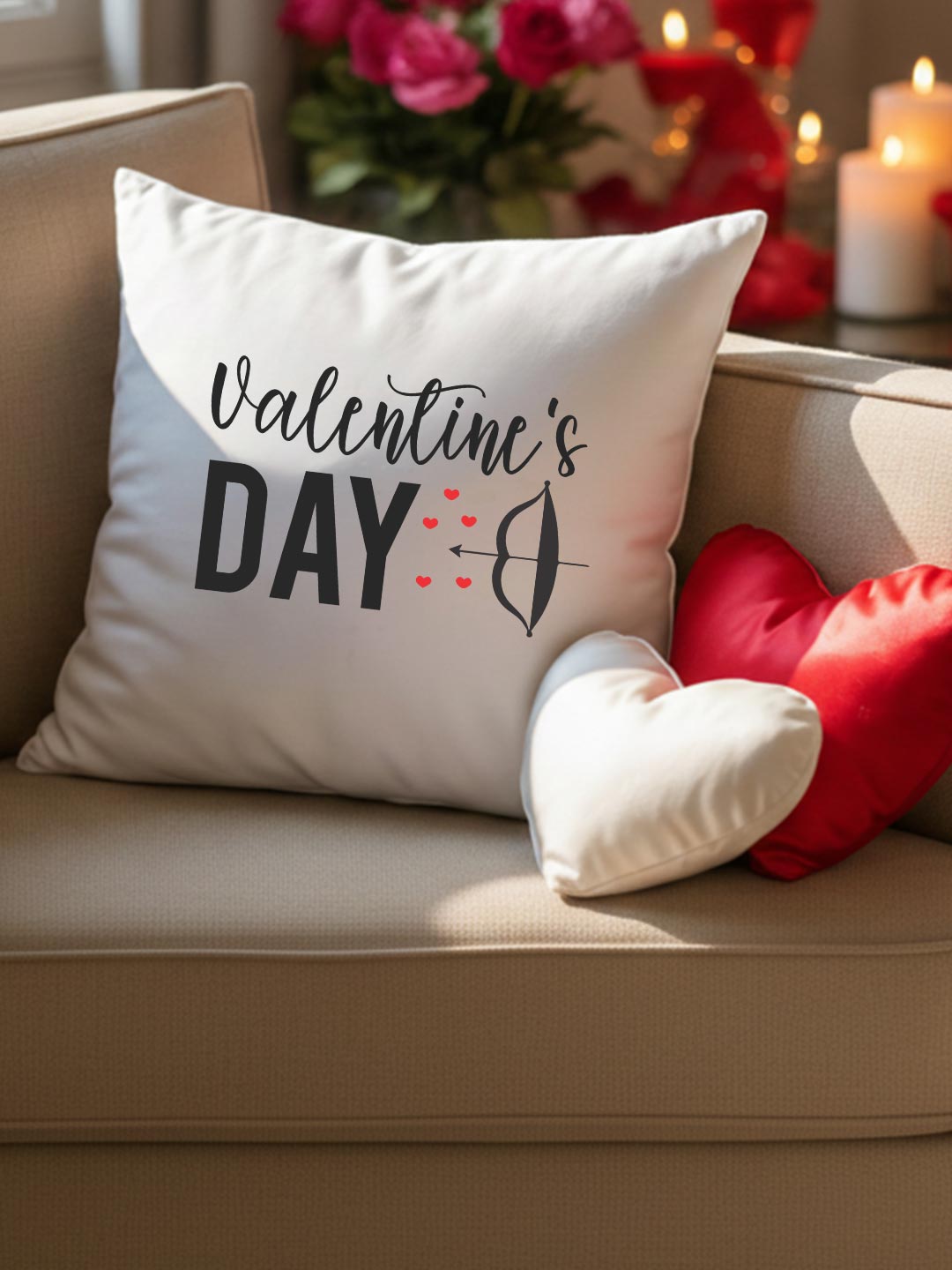 PVLD-0027 Τυπωμένο μαξιλάρι - Valentine's Day - Image 1