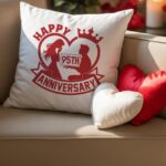 Τυπωμένο μαξιλάρι - Happy Anniversary