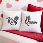 Τυπωμένα μαξιλάρια (Σετ) - King - Queen