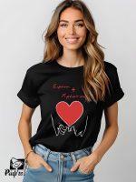 Γυναικείο T-shirt - Χέρια ενωμένα και ονόματα - Image 2