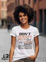 Γυναικείο T-shirt - Don't Flirt With Me - I Love My Girl - She Is A Crazy September - She Will Murder You