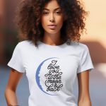 Γυναικείο T-shirt - I Love You To The Moon And Back