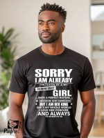 Αντρικό T-shirt - Sorry I'm Already Taken By A Freaking Crazy Girl - Image 2