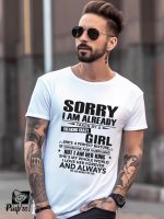 Αντρικό T-shirt - Sorry I'm Already Taken By A Freaking Crazy Girl
