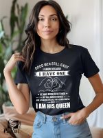 Γυναικείο T-shirt - Good Men Still Exsist I Know Because I Have One (Μήνας) - Image 2