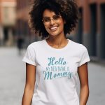Γυναικείο T-shirt - Hello My Name Is Mommy