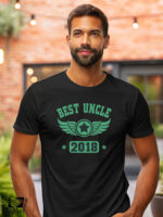 Αντρικό T-shirt - Best Uncle (Ημερομηνία) - Image 2