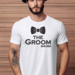 Αντρικό T-shirt - The Groom (Ημερομηνία)