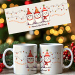 Κούπα White - We Wish You A Meowy Christmas And A Purrfect New Year (Cats)