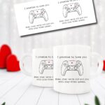 Κούπα Για Επέτειο White - I promise to love you even we're old and you still play video games.