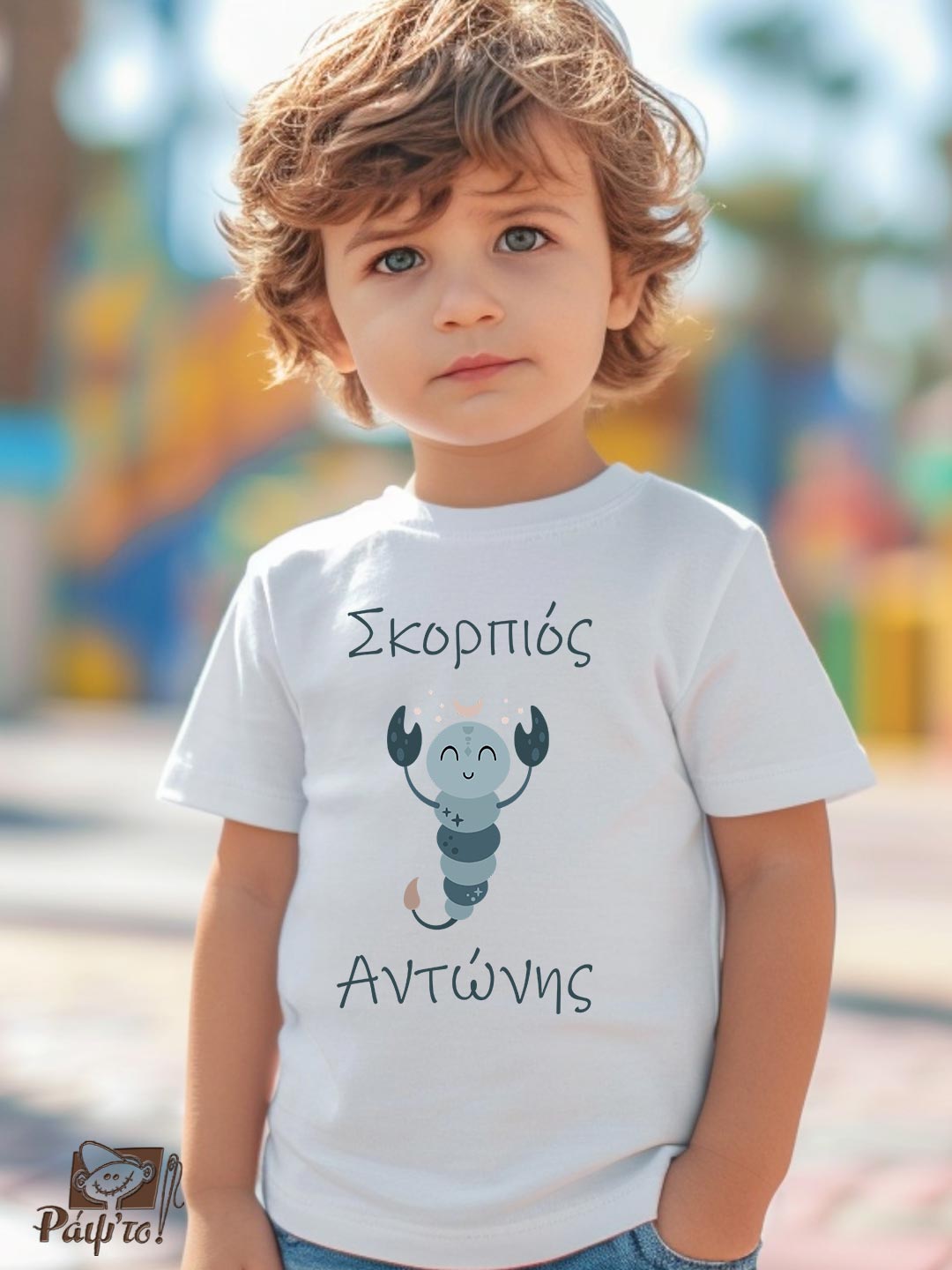 KIDZODIAC-0001 Παιδικό t-shirt για αγόρι - κορίτσι - Σκορπιός - Image 1