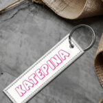 Μπρελόκ με Κέντημα One Size - White Pvc